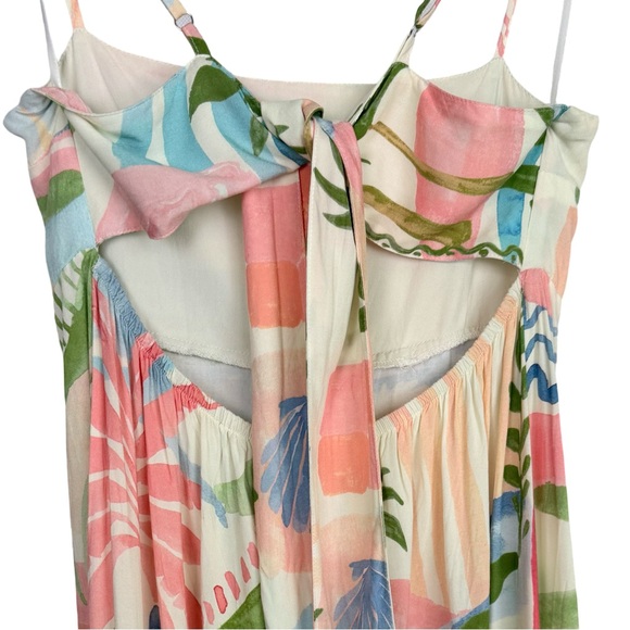 Paper Heart Anthropologie Coastal Tequila Sunrise Maxi Sun Dress EUC - Picture 6 of 8